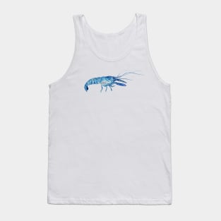 Blue Crayfish Tank Top